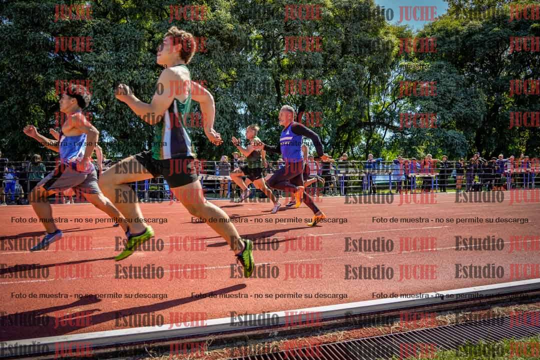 Fotos de los 100 m de varones