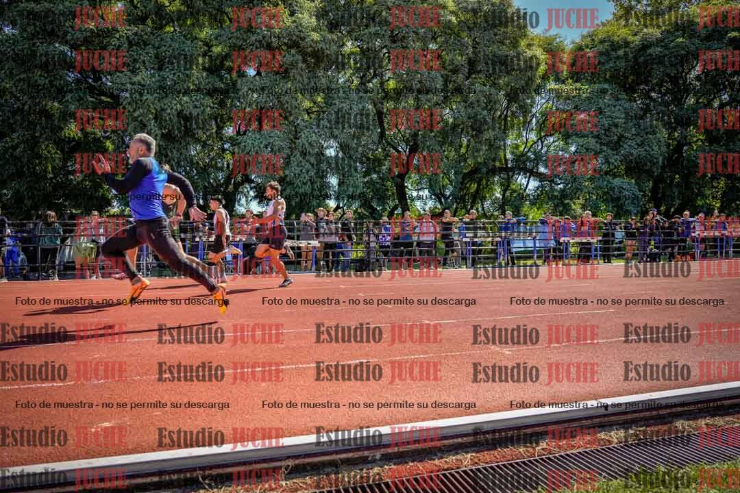 Fotos de los 100 m de varones
