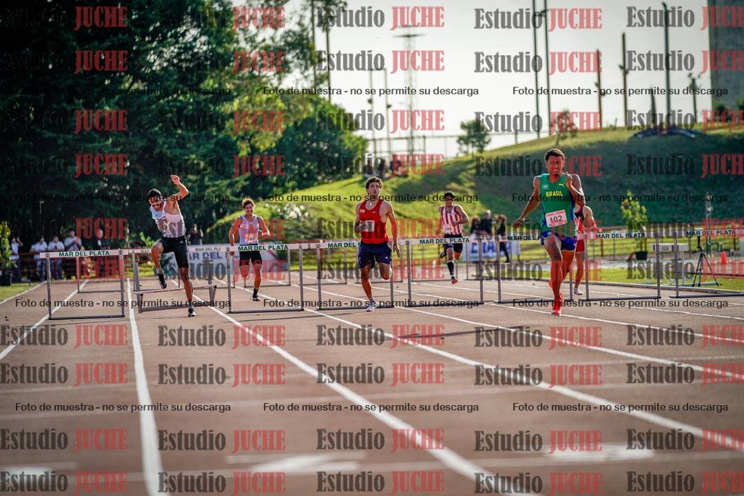 Fotos de los 400 m con vallas de varones