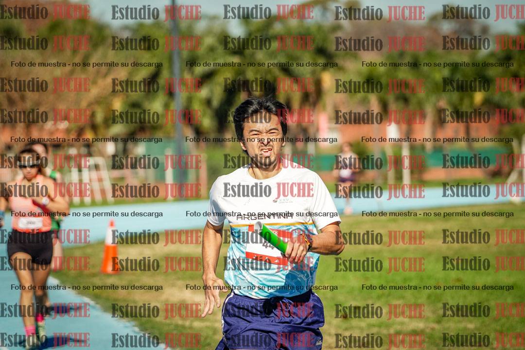 Fotos durante los relevos