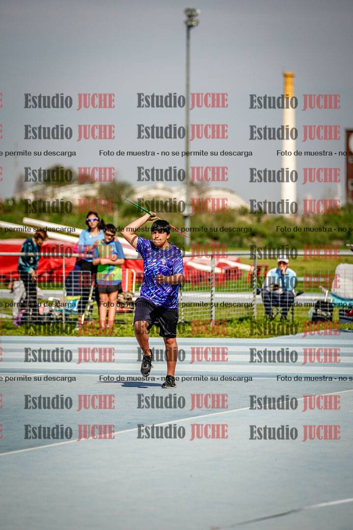 Fotos del lanzamiento de jabalina de varones