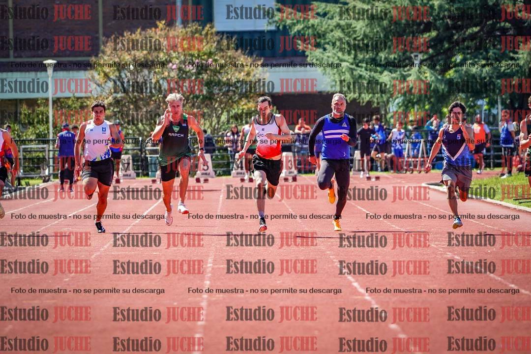 Fotos de los 100 m de varones