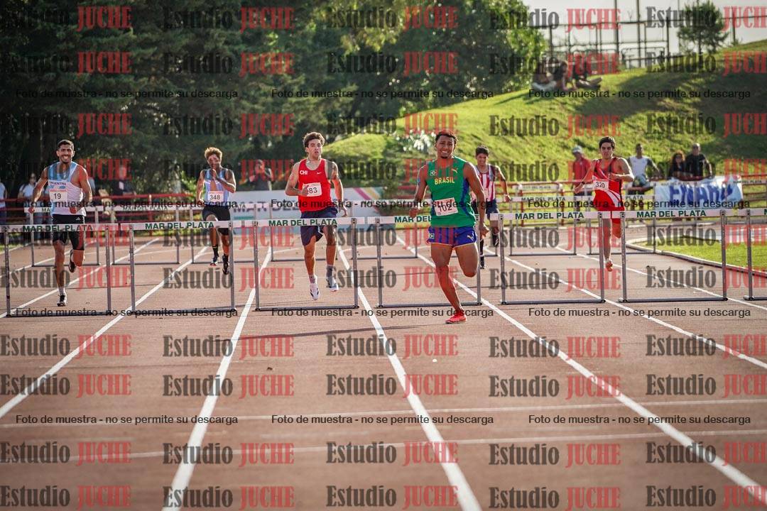 Fotos de los 400 m con vallas de varones