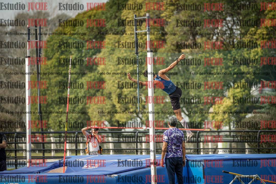 Fotos del salto con garrocha de varones