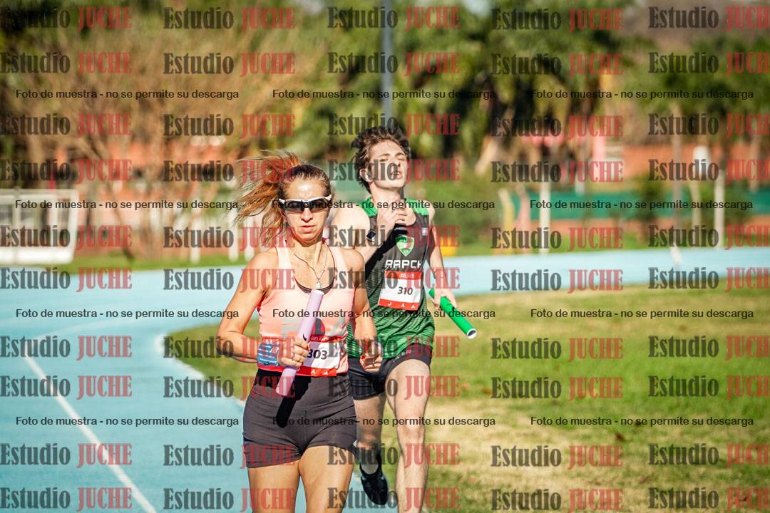 Fotos durante los relevos