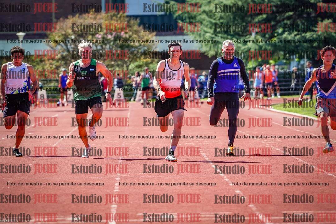 Fotos de los 100 m de varones