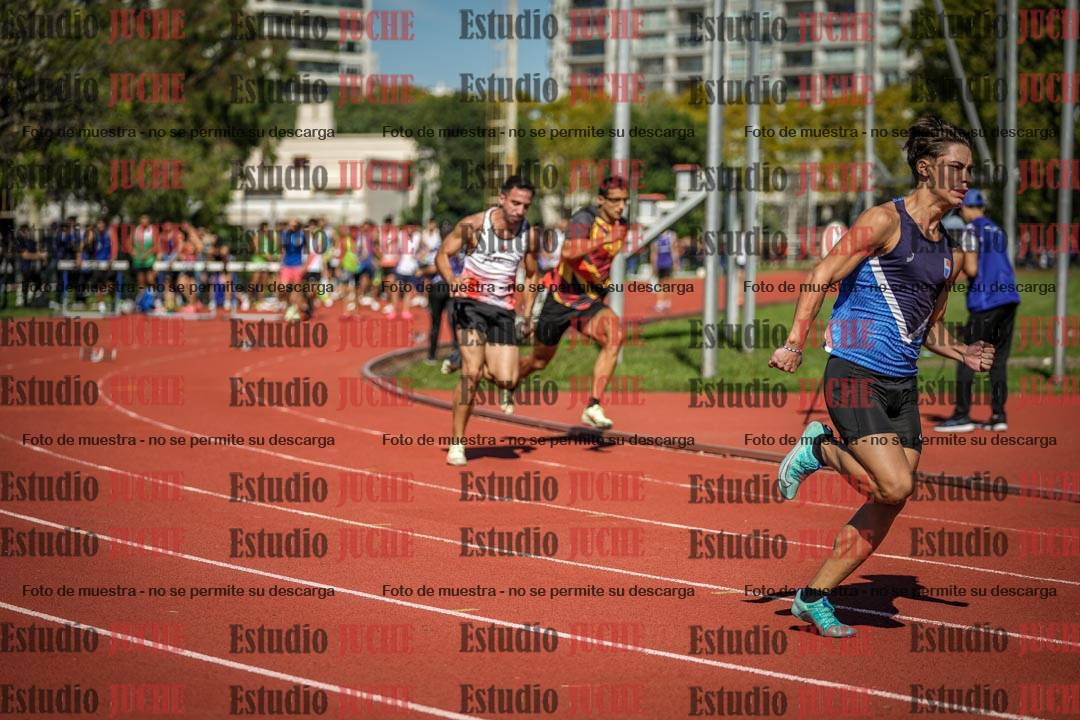 Fotos de los 200 m llanos de varones