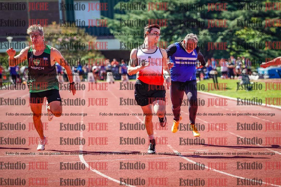 Fotos de los 100 m de varones