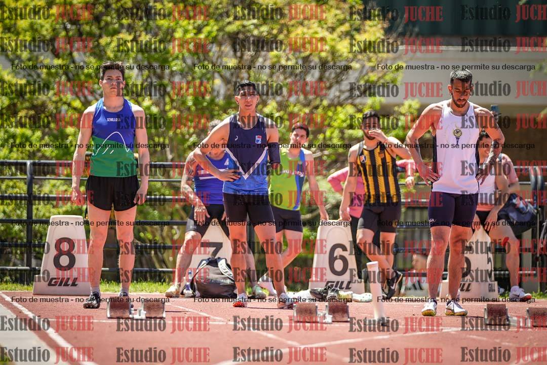 Fotos de los 100 m llanos de varones