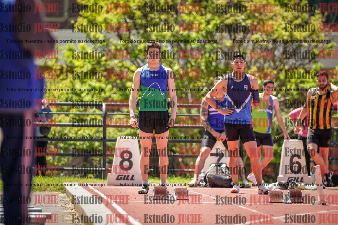Fotos de los 100 m llanos de varones