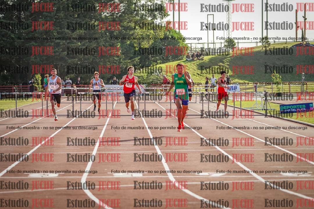 Fotos de los 400 m con vallas de varones