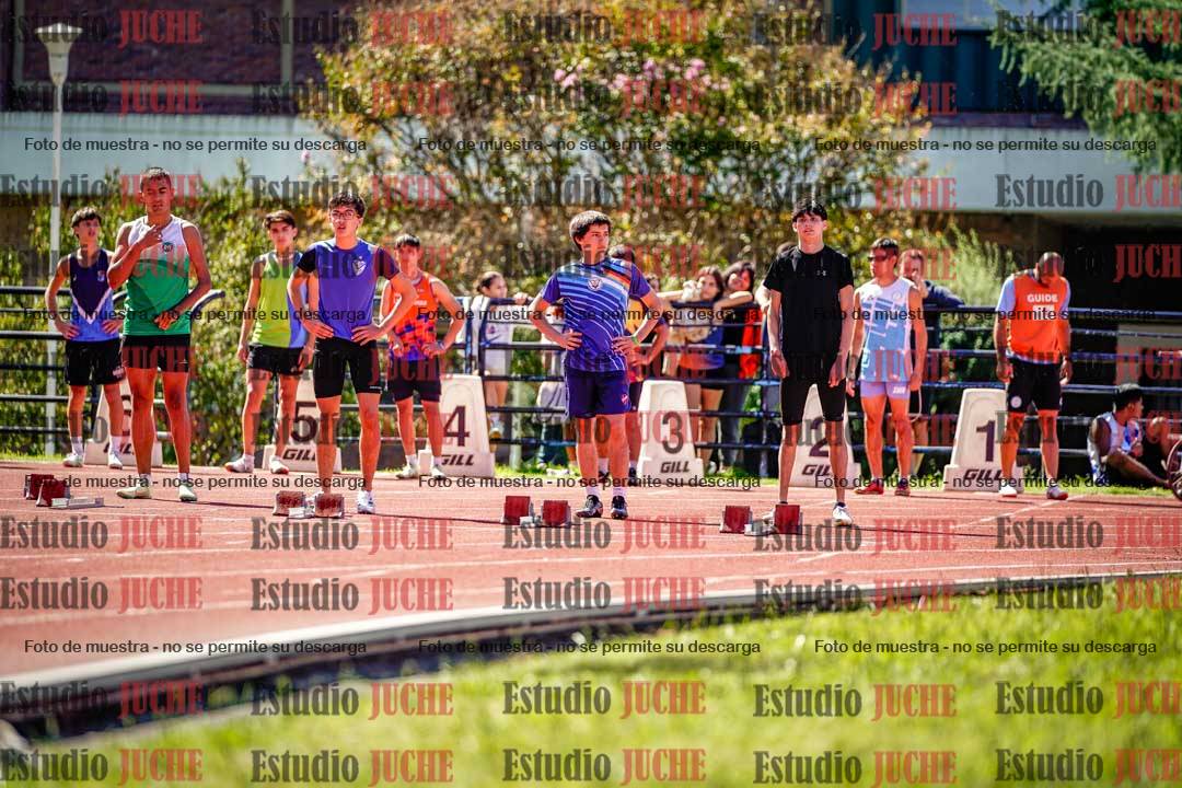Fotos de los 100 m de varones