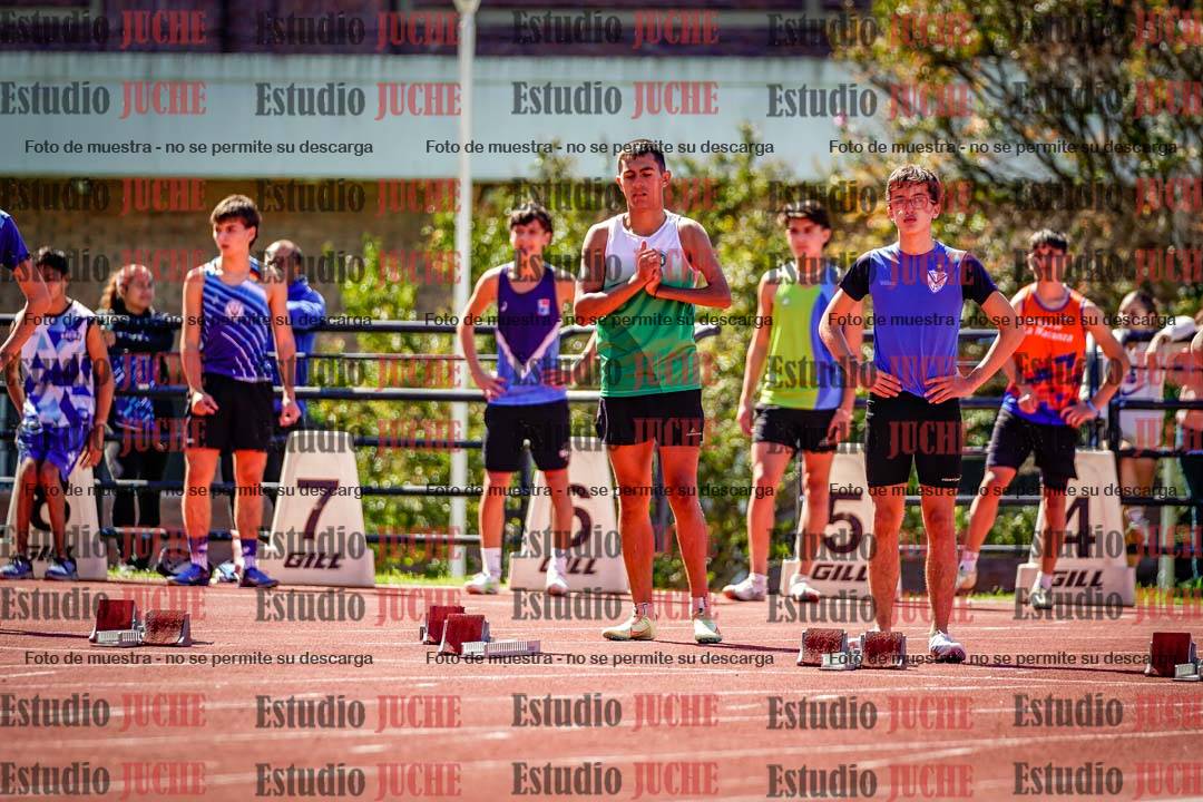 Fotos de los 100 m de varones