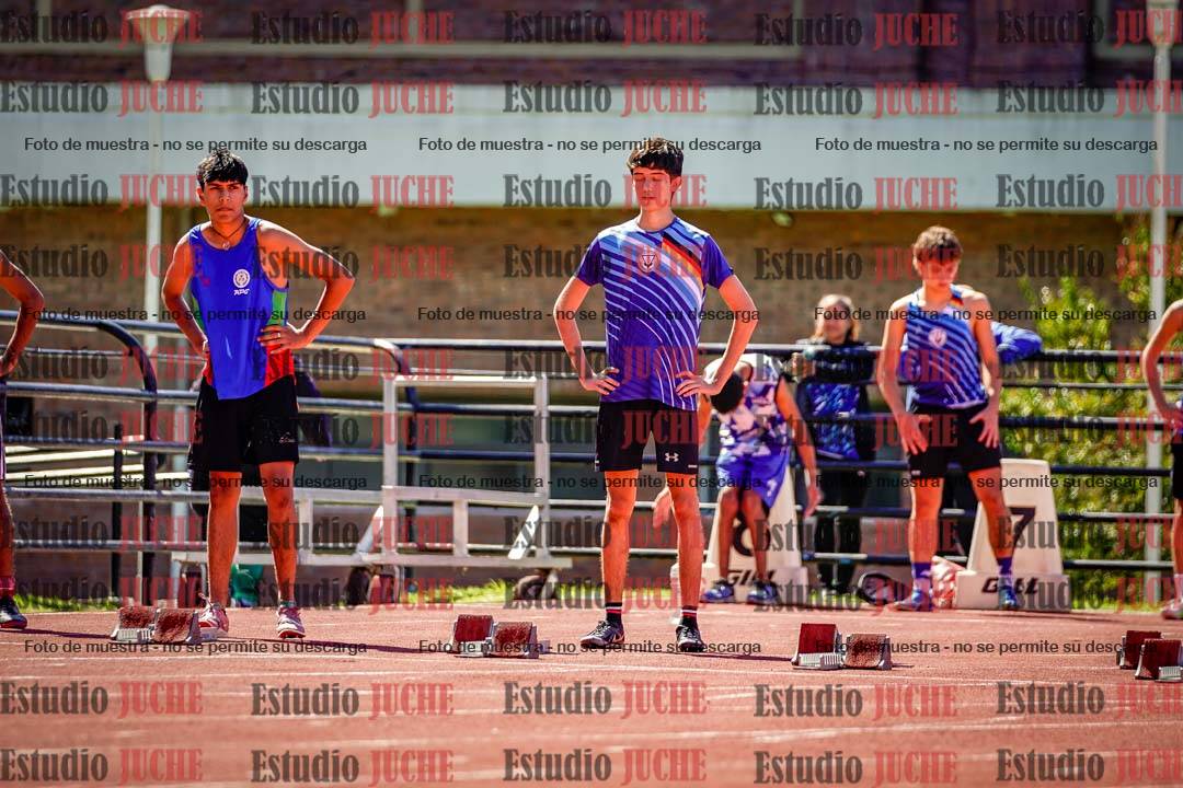 Fotos de los 100 m de varones