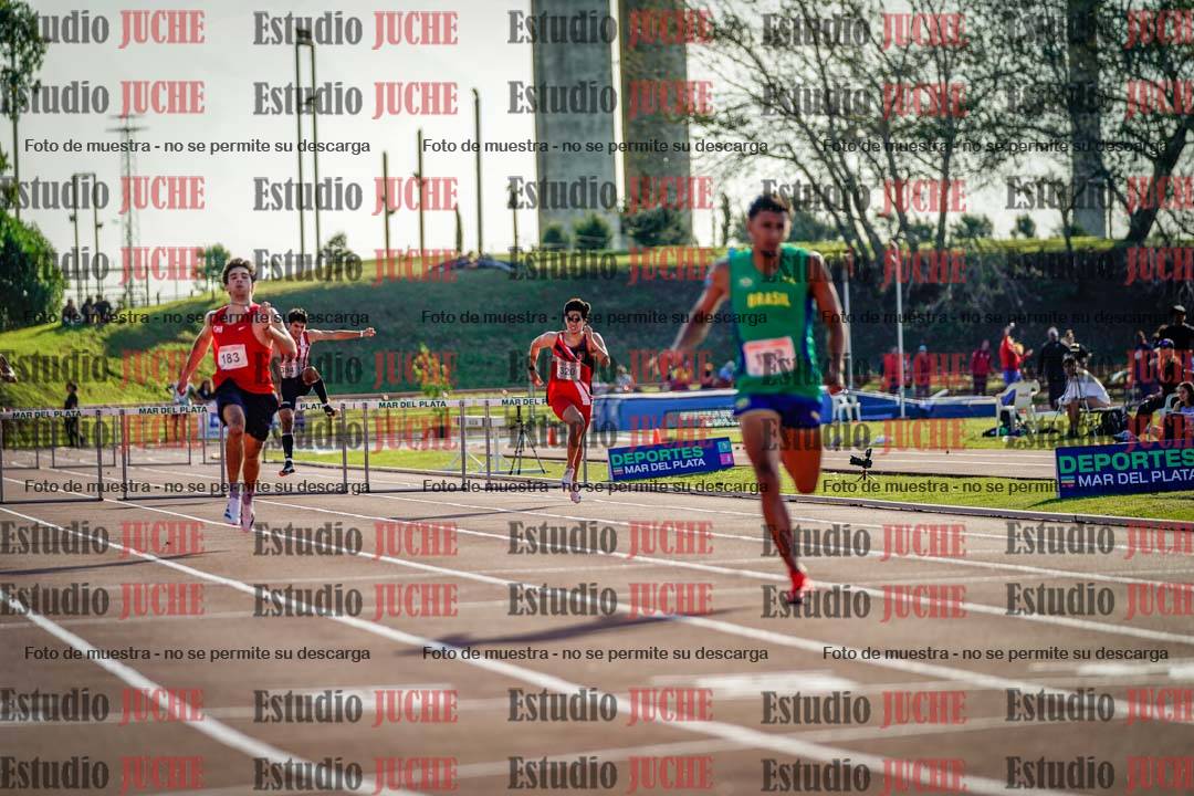 Fotos de los 400 m con vallas de varones
