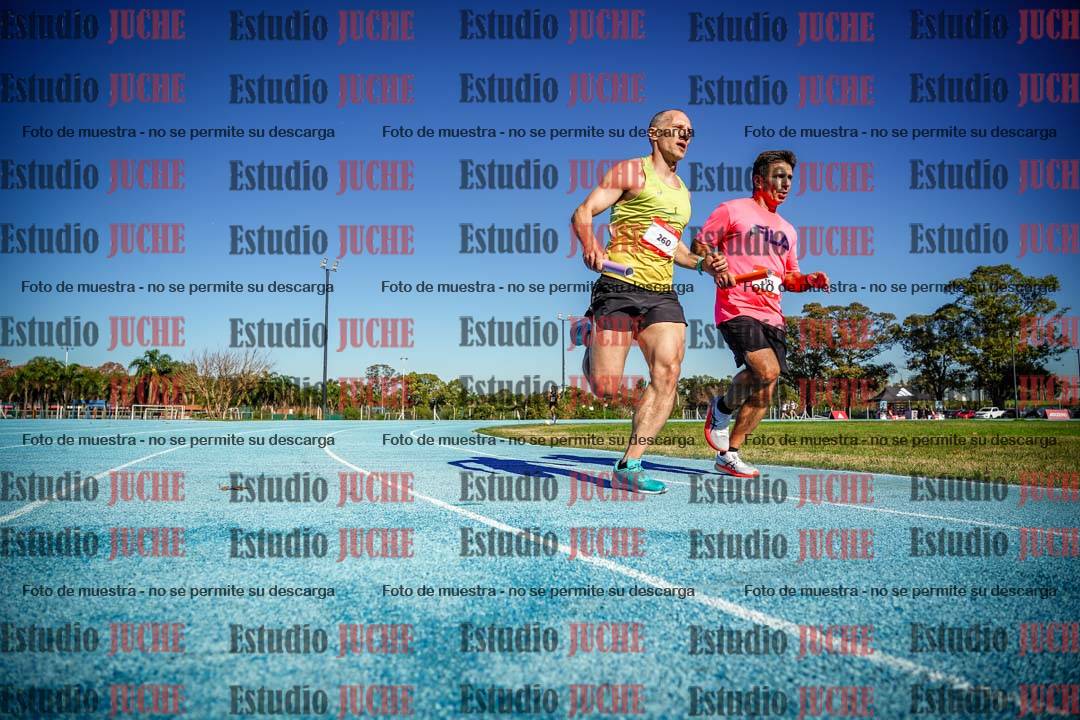 Fotos durante los relevos