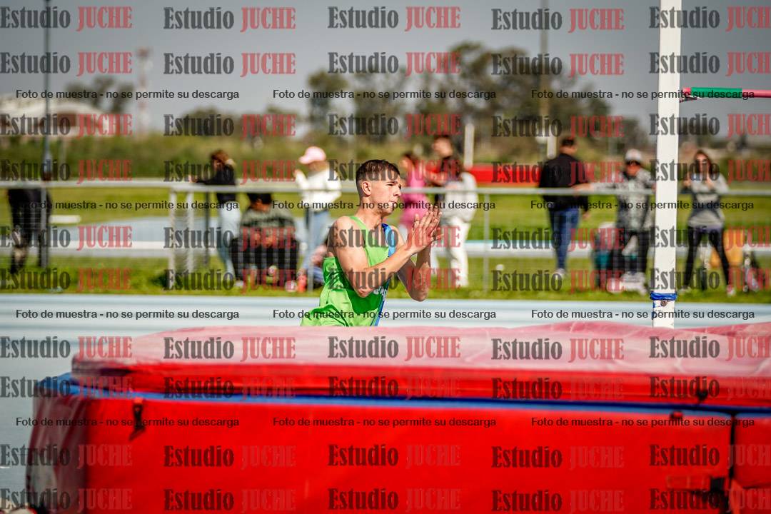 Fotos del salto en alto de varones
