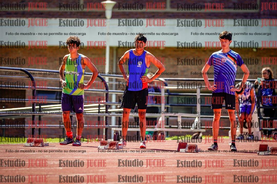 Fotos de los 100 m de varones