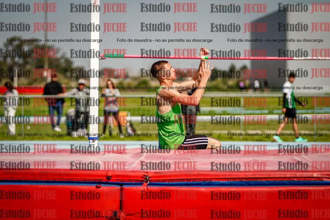 Fotos del salto en alto de varones