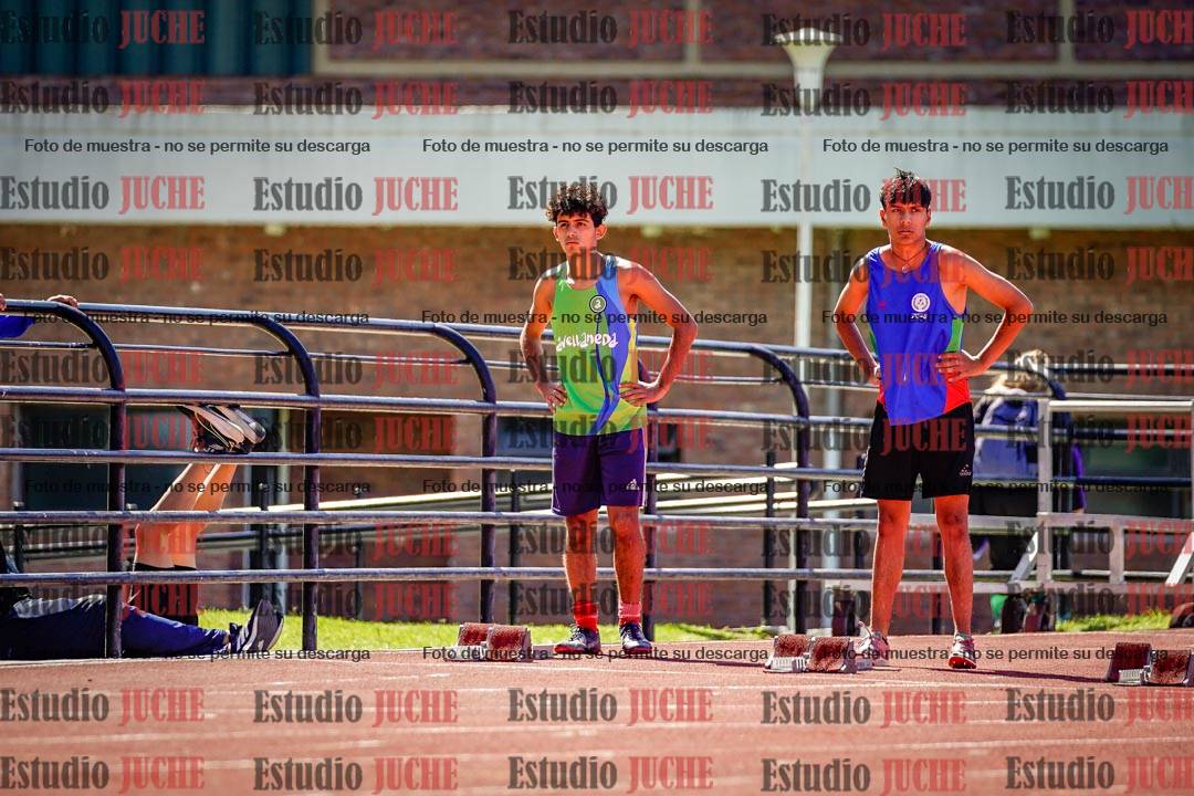 Fotos de los 100 m de varones