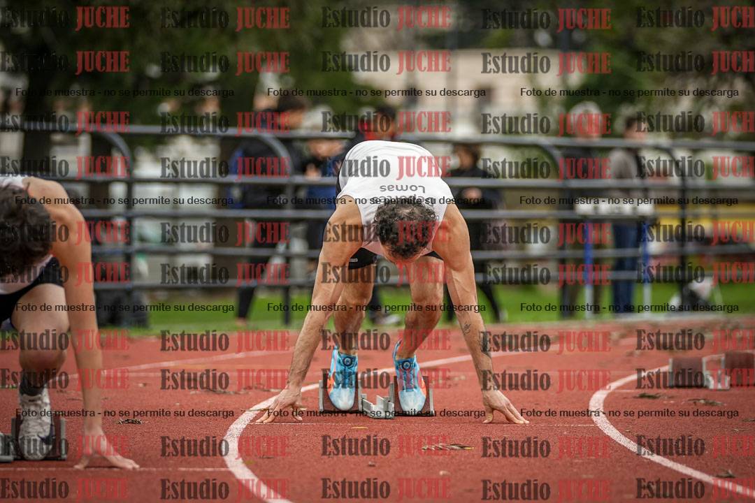 Fotos de los 200 m llanos de varones