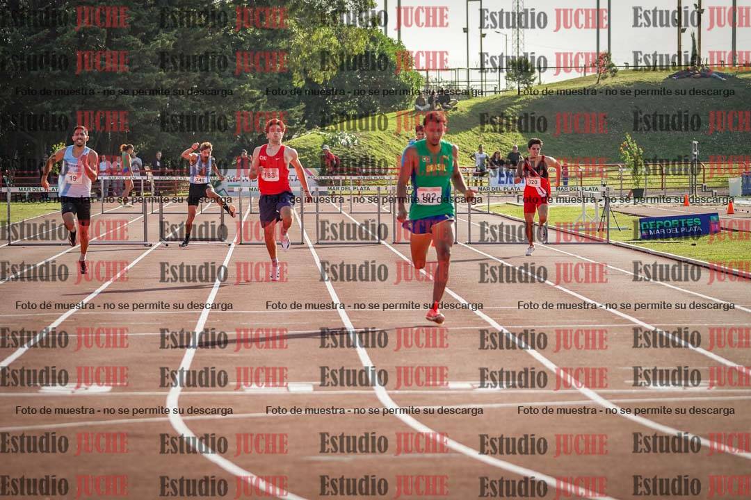 Fotos de los 400 m con vallas de varones