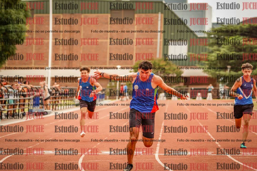 Fotos de los 200 m llanos de varones
