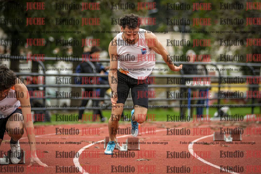 Fotos de los 200 m llanos de varones