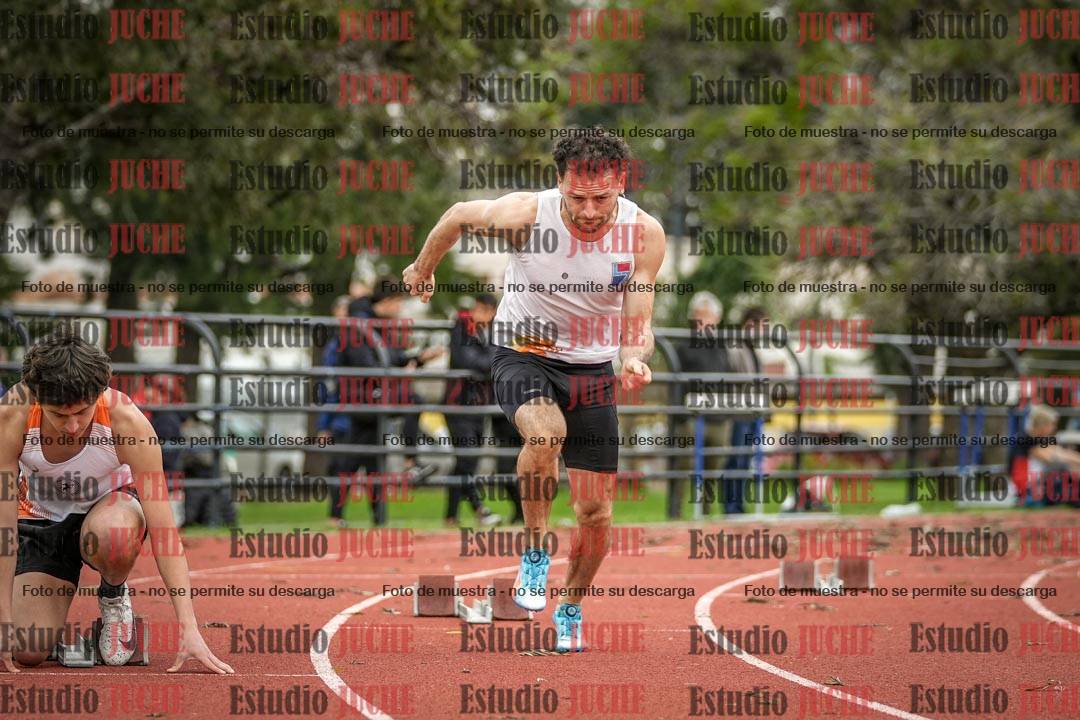 Fotos de los 200 m llanos de varones