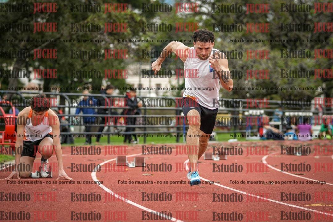 Fotos de los 200 m llanos de varones