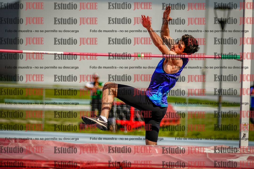 Fotos del salto en alto de varones