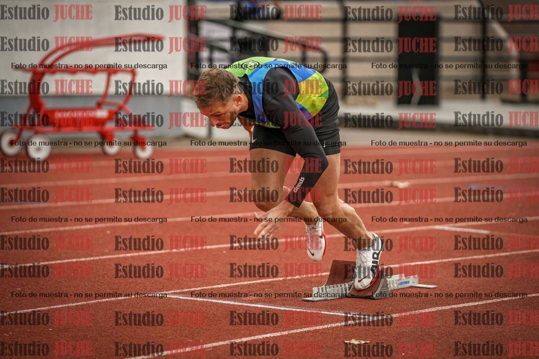 Fotos de los 400 m llanos de varones
