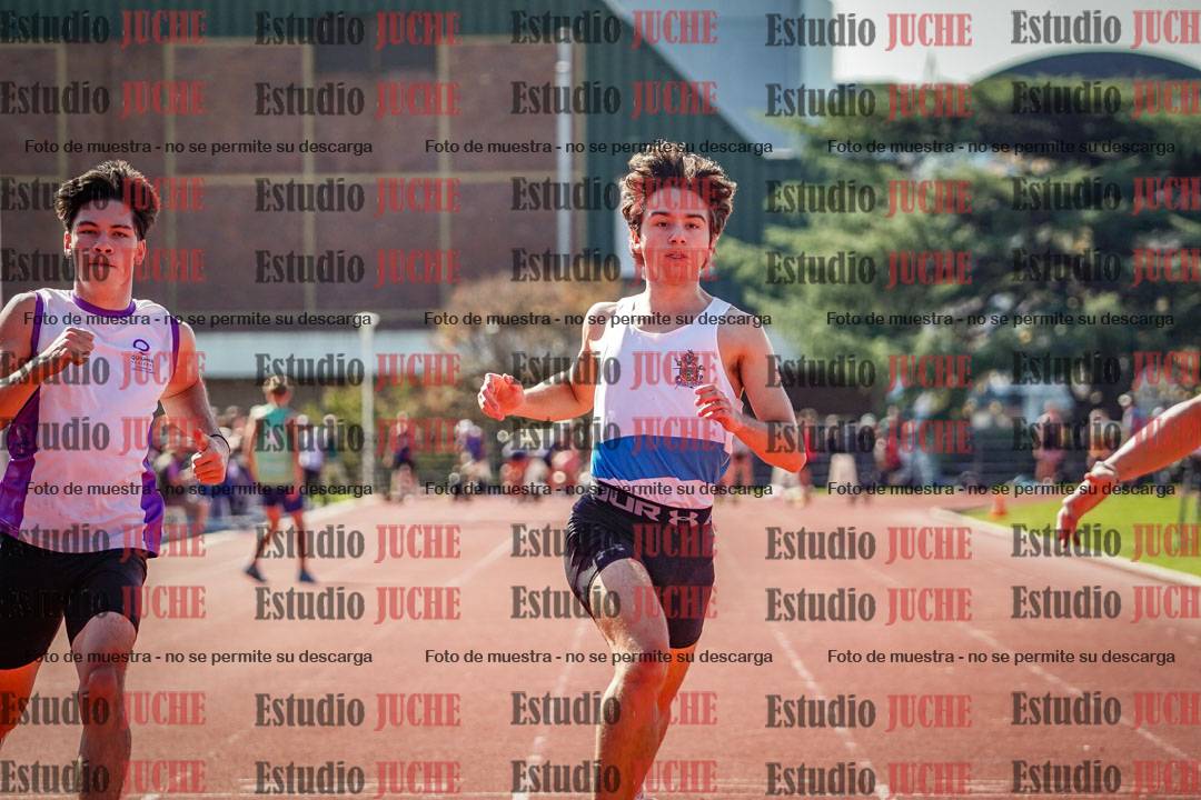 Fotos de los 100 m llanos de varones
