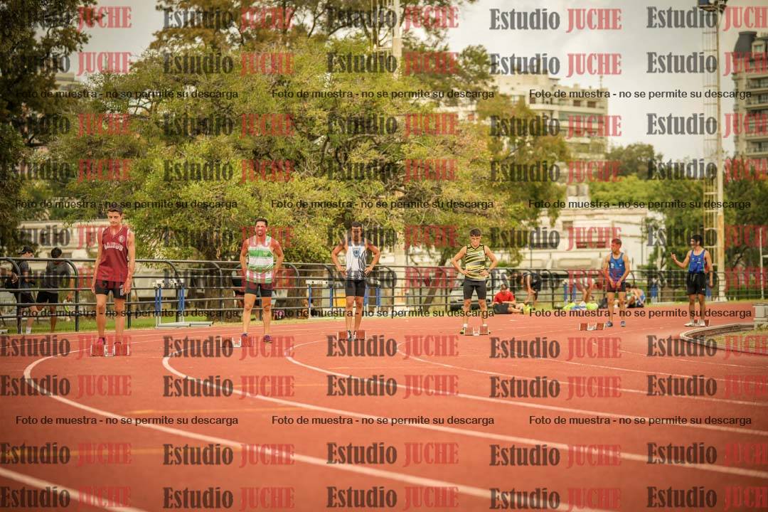 Fotos de los 200 m llanos de varones