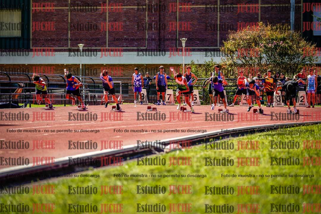Fotos de los 100 m de varones