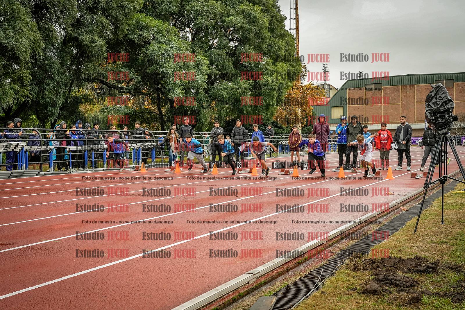 Fotos de los 50 m llanos de varones