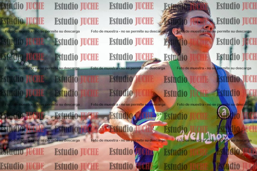Fotos de los 100 m llanos de varones