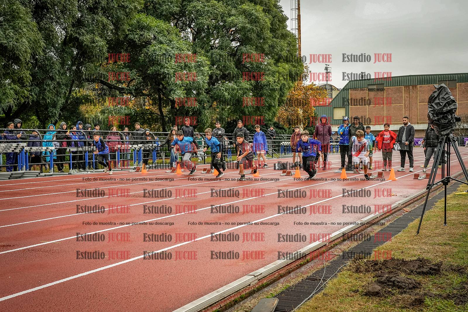 Fotos de los 50 m llanos de varones