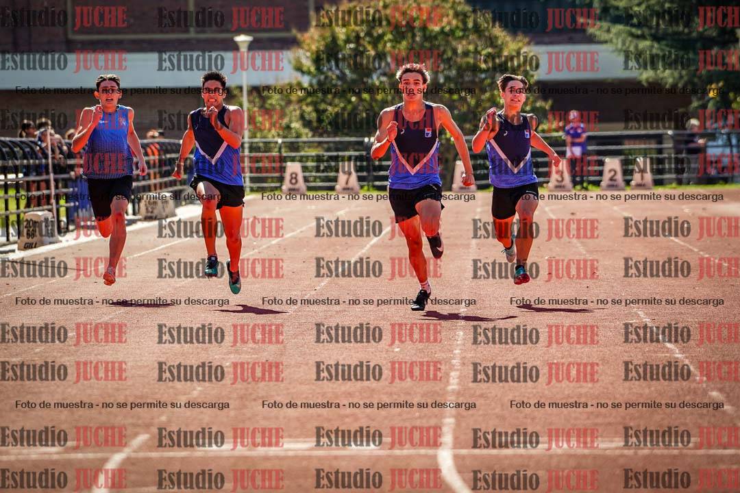 Fotos de los 200 m llanos de varones