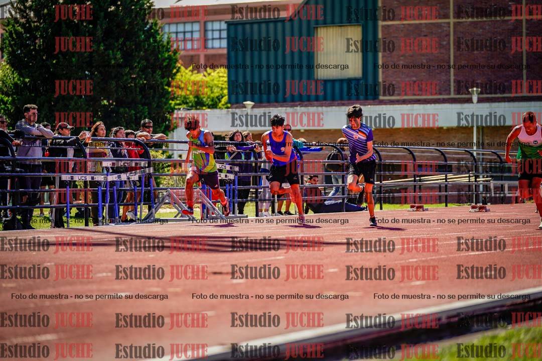 Fotos de los 100 m de varones