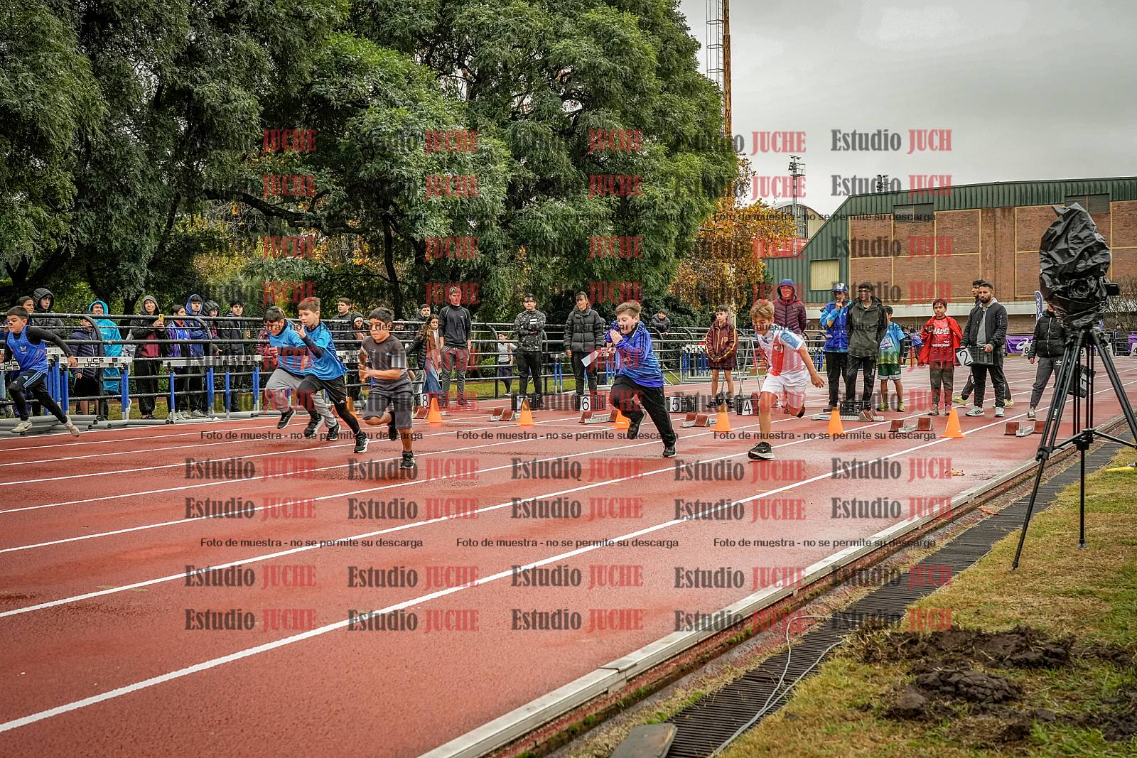 Fotos de los 50 m llanos de varones