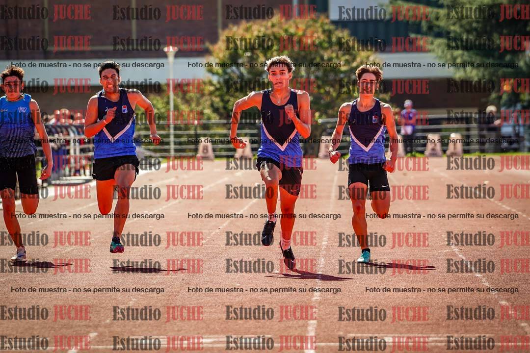 Fotos de los 200 m llanos de varones