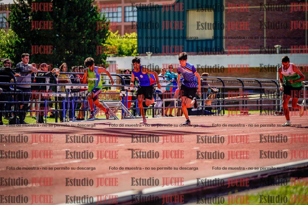 Fotos de los 100 m de varones