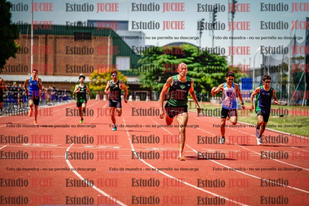 Fotos de los 400 m llanos de varones