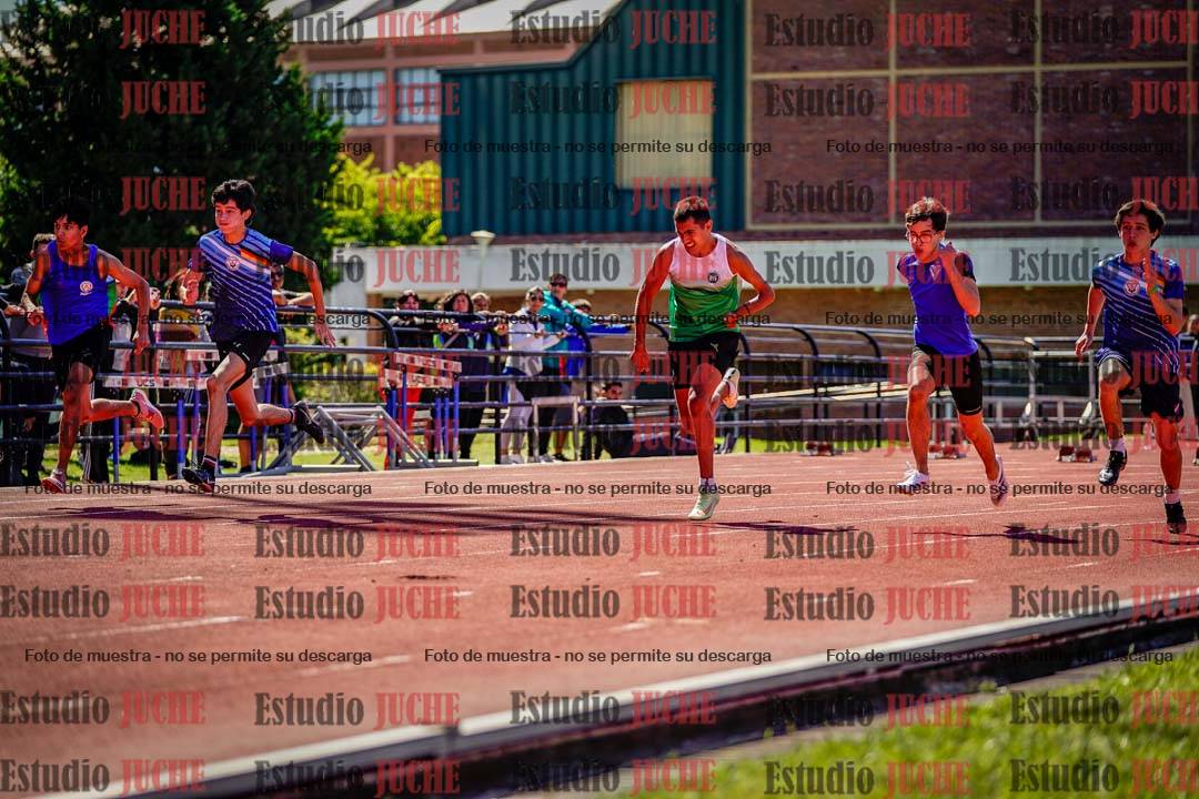 Fotos de los 100 m de varones