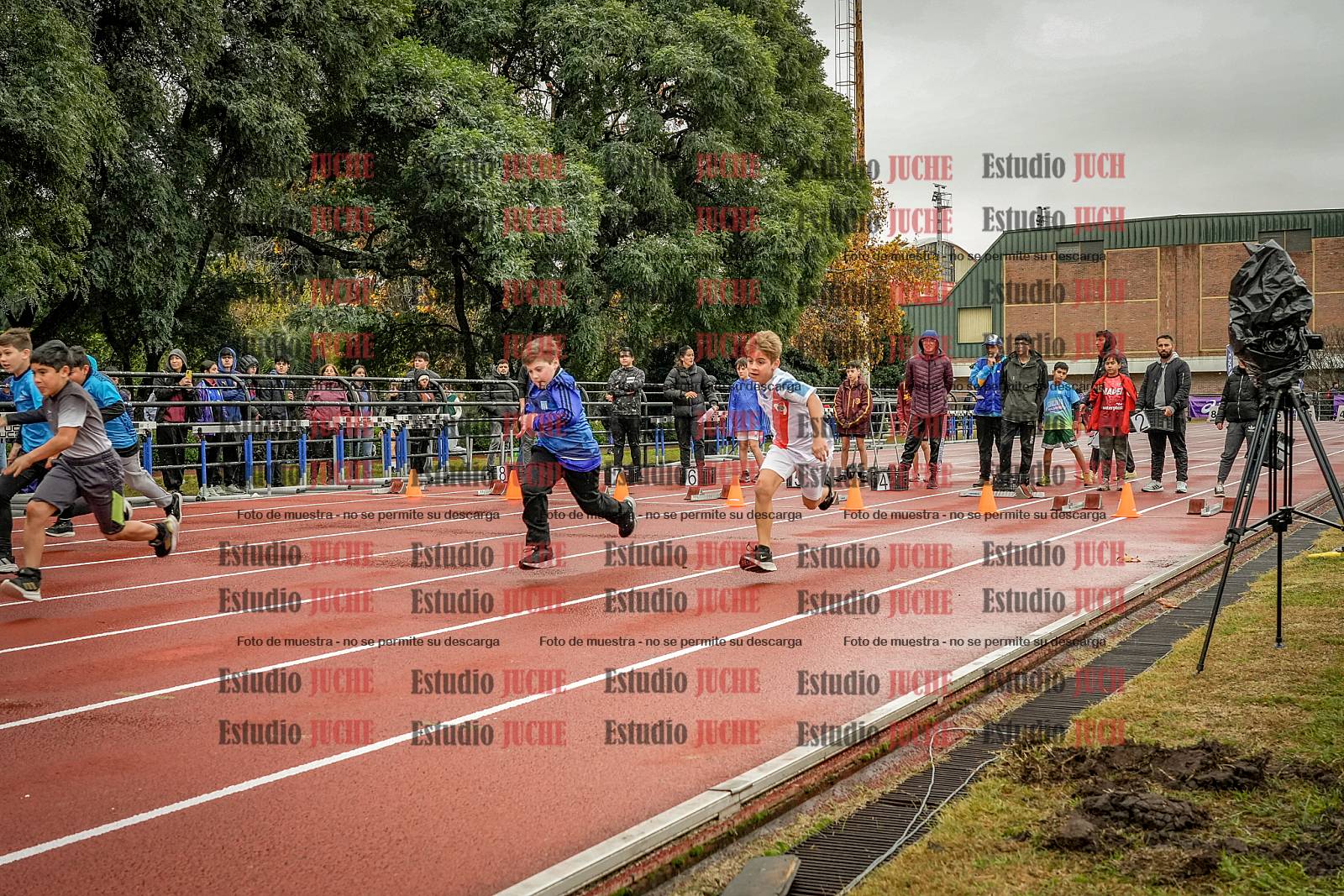 Fotos de los 50 m llanos de varones