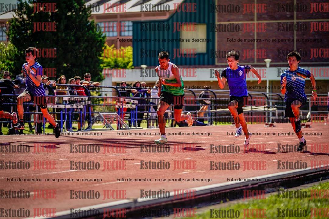 Fotos de los 100 m de varones
