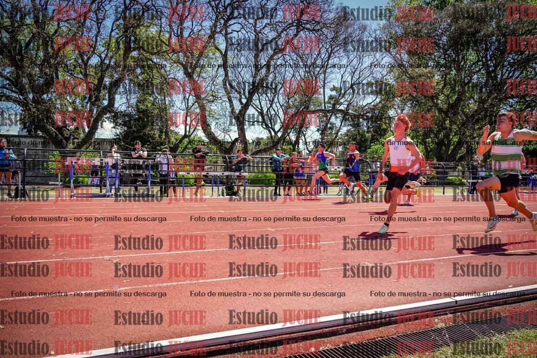 Fotos de los 100 m llanos de varones