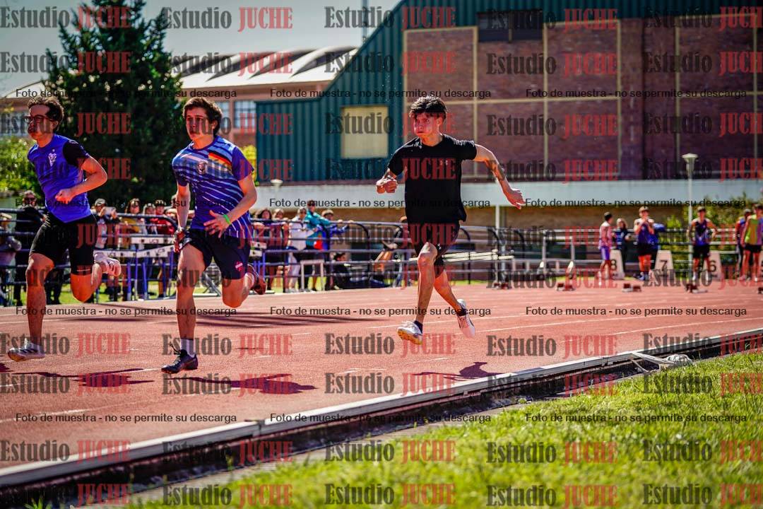 Fotos de los 100 m de varones