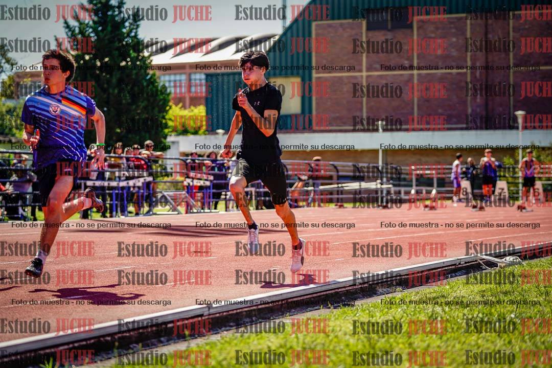 Fotos de los 100 m de varones